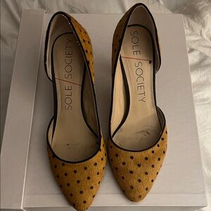 Sole Society Polka Dot Heels